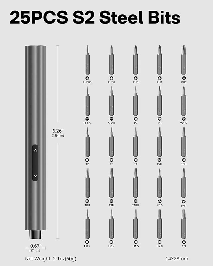 HOTO Electric Precision Screwdriver Set