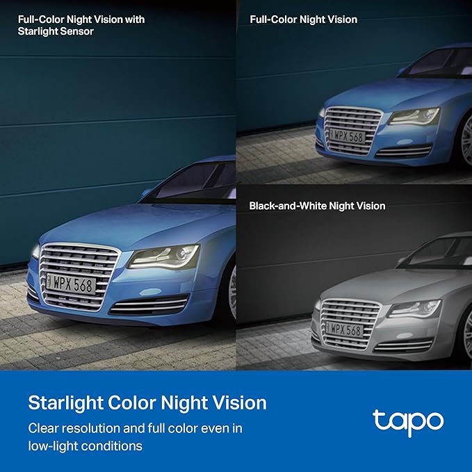 Tapo 2K Outdoor Wired Pan/Tilt Security Wi-Fi Camera