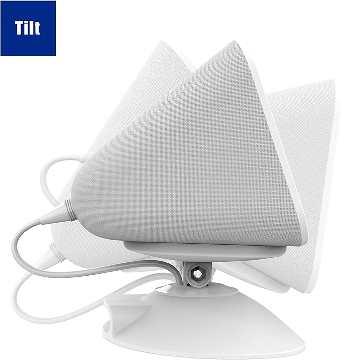 Adjustable Stand for Echo Show 5 (3rd) with USB-C and USB Charging Port