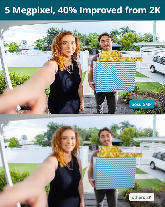 AOSU Doorbell Camera Wireless