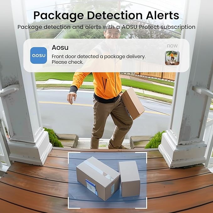 AOSU Doorbell Camera Wireless 2K