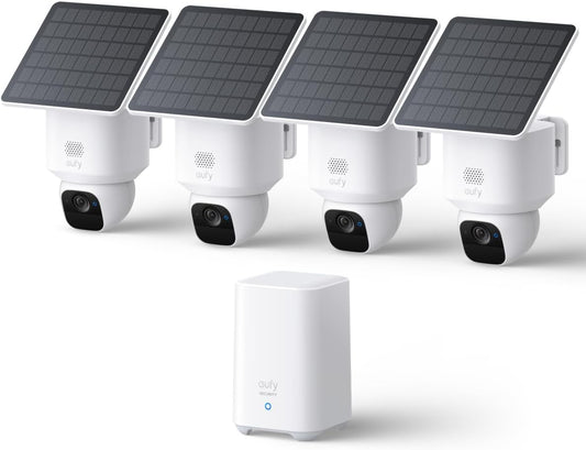 Eufy Security SoloCam E30, 4-Cam Pack Kit