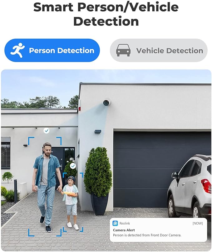 REOLINK 5MP PoE Security Camera System Bundle, 6pcs