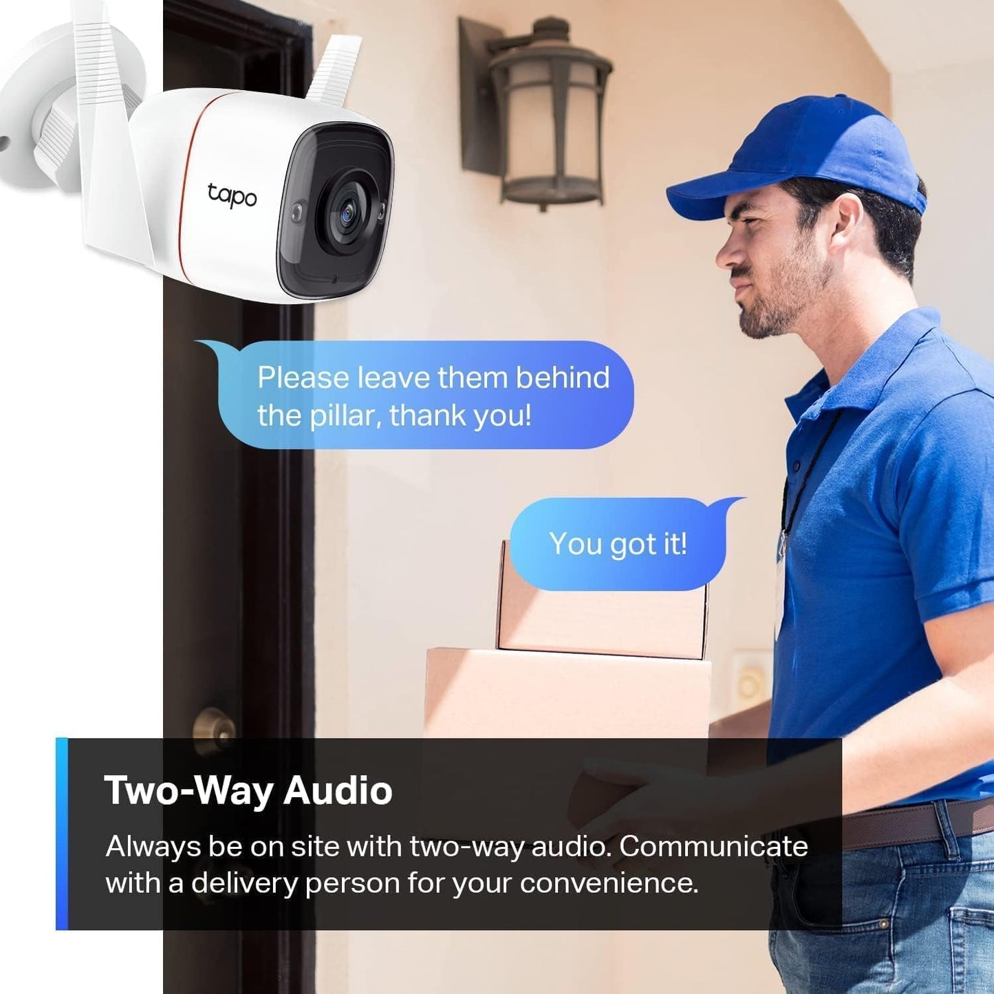 Tapo C310 2K Security Camera Outdoor Wired