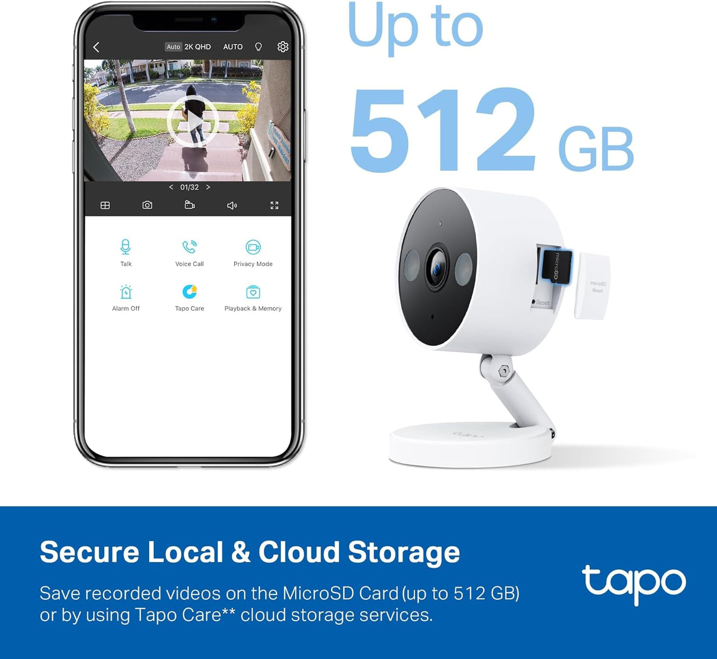 Tapo C120 2K+ Indoor/Outdoor Wired Security Camera