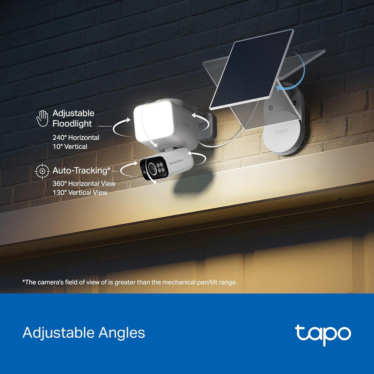 Tapo C615F  2K Outdoor Pan/Tilt Wireless Floodlight Security Camera