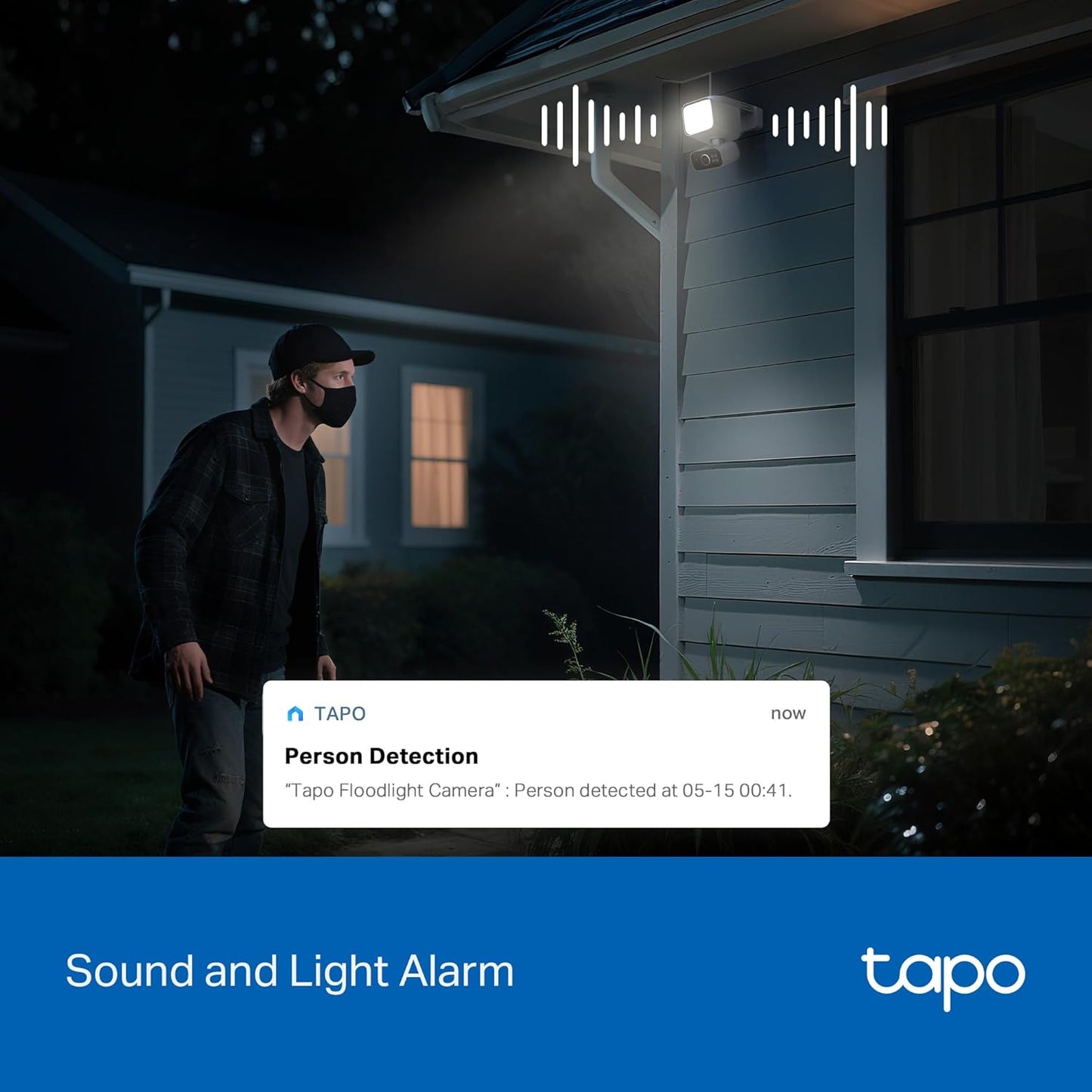 Tapo C615F  2K Outdoor Pan/Tilt Wireless Floodlight Security Camera