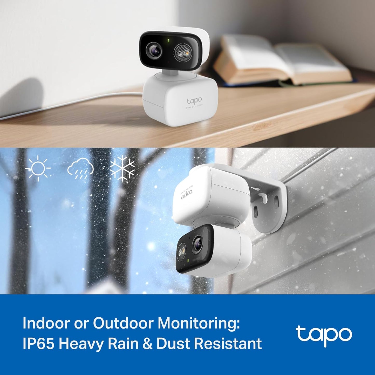Tapo C216 2K Indoor/Outdoor Pan/Tilt Wired Security Camera